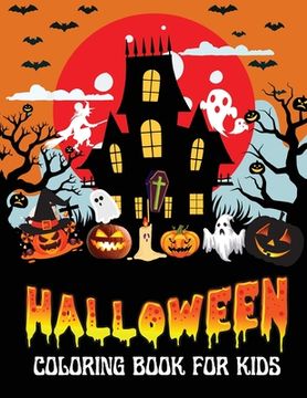portada Halloween Coloring book for kids (en Inglés)