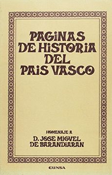 portada Páginas de Historia del País Vasco (in Spanish)