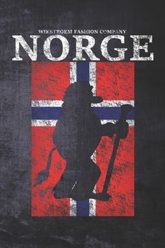 portada Wikstroem - Notes: Norway Norge Troll flag used look - Notebook 6x9 dot grid (en Inglés)