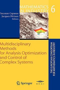 portada multidisciplinary methods for analysis, optimization and control of complex systems (en Inglés)