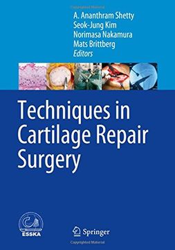portada Techniques in Cartilage Repair Surgery (en Inglés)