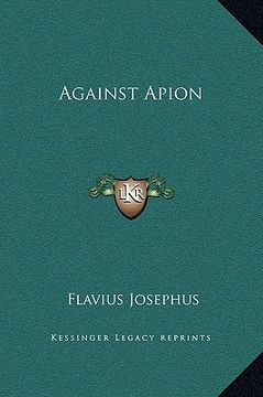 portada against apion (en Inglés)