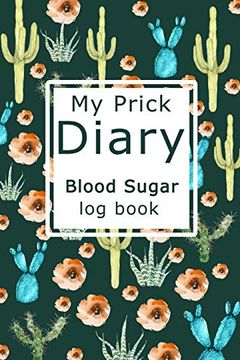 portada My Prick Diary Blood Sugar log Book 