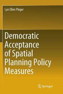portada Democratic Acceptance of Spatial Planning Policy Measures (en Inglés)
