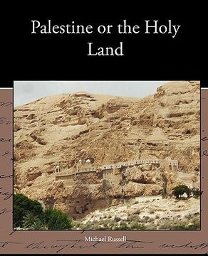 portada palestine or the holy land (en Inglés)