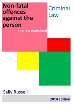 portada Non-fatal offences against the person: the law explained (en Inglés)