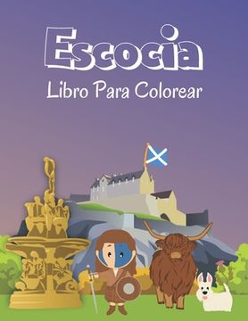 portada Escocia: Libro Para Colorear