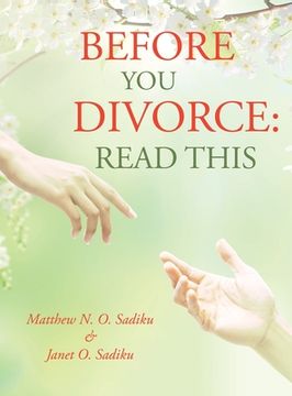 portada Before You Divorce: Read This (en Inglés)
