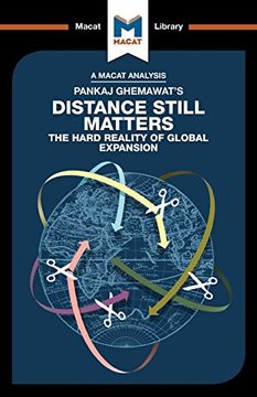 portada Pankaj Ghemawat's Distance Still Matters: The Hard Reality of Global Expansion (The Macat Library) (en Inglés)