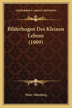 portada Bilderbogen Des Kleinen Lebens (1909) (en Alemán)