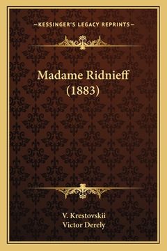 portada Madame Ridnieff (1883) (en Francés)