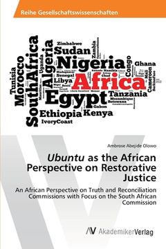 portada Ubuntu as the African Perspective on Restorative Justice (en Inglés)