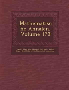 portada Mathematische Annalen, Volume 179 (en Alemán)