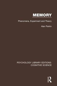 portada Memory: Phenomena, Experiment and Theory (en Inglés)