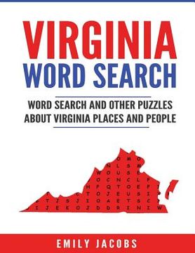 portada Virginia Word Search: Word Search and Other Puzzles about Virginia Places and People (en Inglés)