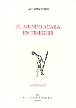 portada El mundo acaba en Tineghir (Poesía. Adonais) (in Spanish)