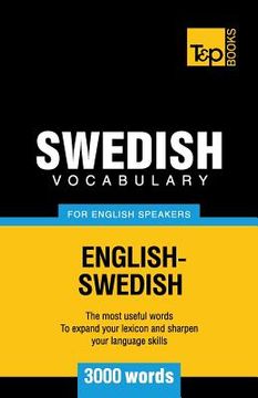portada Swedish vocabulary for English speakers - 3000 words (in English)