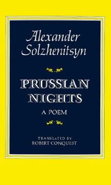 portada prussian nights: a poem
