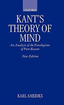 portada Kant's Theory of Mind: An Analysis of the Paralogisms of Pure Reason (in English)