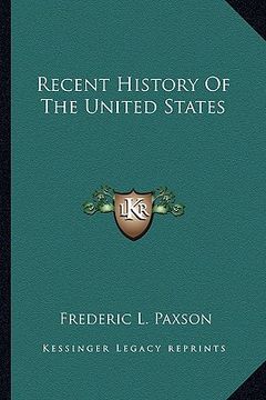 portada recent history of the united states (en Inglés)