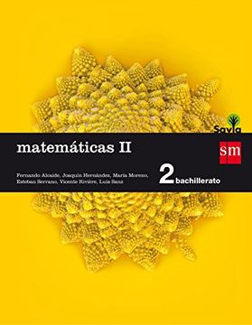 portada Matemáticas ii. 2 Bachillerato. Savia