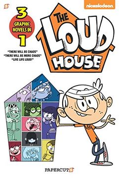 portada Loud House 3-In-1: There Will be Chaos, There Will be More Chaos, and Live Life Loud! (The Loud House) 