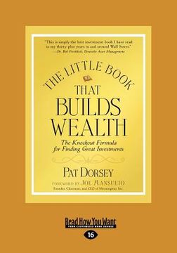 portada the little book that builds wealth (large print 16pt) (en Inglés)