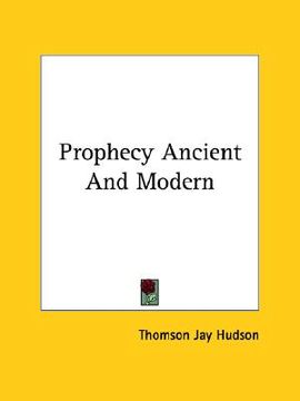 portada prophecy ancient and modern (in English)