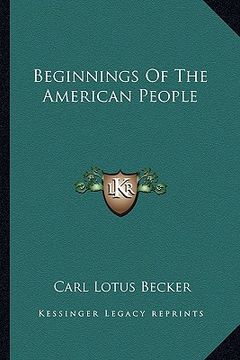 portada beginnings of the american people