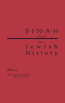 portada Binah: Volume i; Studies in Jewish History (Binah: Studies in Jewish History, Culture, and Thought) (en Inglés)