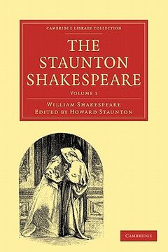 portada The Staunton Shakespeare 3 Volume Paperback Set: The Staunton Shakespeare: Volume 1 Paperback (Cambridge Library Collection - Shakespeare and Renaissance Drama) (en Inglés)