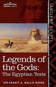 portada legends of the gods: the egyptian texts (en Inglés)