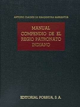 portada Manual Compendio de el Regio Patronato Indiano