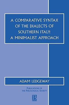 portada a comparative syntax of the dialects of southern italy: dialogue, narrative, and writing