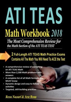 portada ATI TEAS Math Workbook 2018: The Most Comprehensive Review for the Math Section of the ATI TEAS