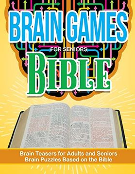 portada Bible Puzzle Brain Games for Seniors: Brain Teasers for Adults and Seniors Brain Puzzzles Based on the Bible (en Inglés)