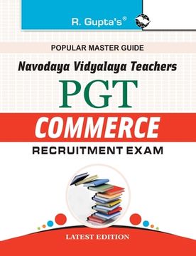 portada Navodaya Vidyalaya: PGT (Commerce) Recruitment Exam Guide (en Inglés)