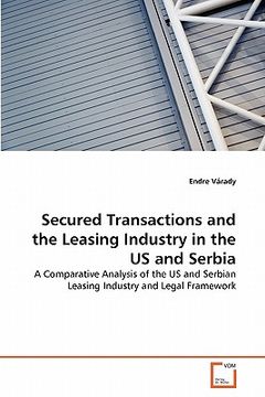 portada secured transactions and the leasing industry in the us and serbia (en Inglés)