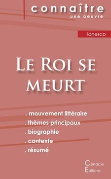 portada Fiche de lecture Le Roi se meurt de Eugène Ionesco (Analyse littéraire de référence et résumé complet) (en Francés)