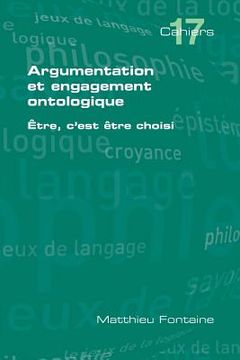 portada Argumentation Et Engagement Ontologique (en Francés)
