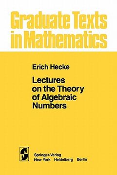 portada lectures on the theory of algebraic numbers (in English)