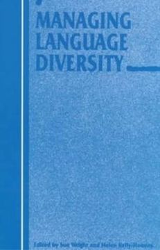 portada Managing Language Diversity (Current Issues in Language and Society Monographs, 4) (en Inglés)