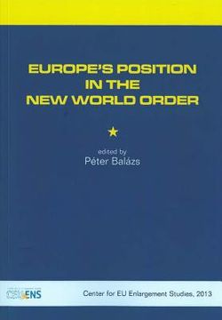 portada Europe's Position in the New World Order (en Inglés)