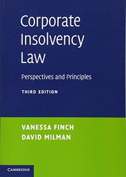 portada Corporate Insolvency Law: Perspectives and Principles (en Inglés)