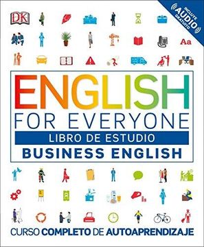 portada English for Everyone: Business English, Libro de Estudio: Curso Completo de Autoaprendizaje (English for Everyone - Libro de Estudio Nivel 1) (in Spanish)