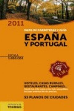 portada (2011).mapa de carreteras y guia.españa portugal 1:800.000