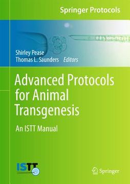 portada advanced protocols for animal transgenesis