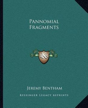 portada pannomial fragments (en Inglés)