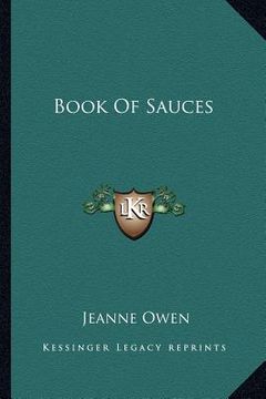 portada book of sauces (en Inglés)