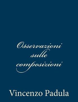 portada Osservazioni sulle composizioni (in Italian)